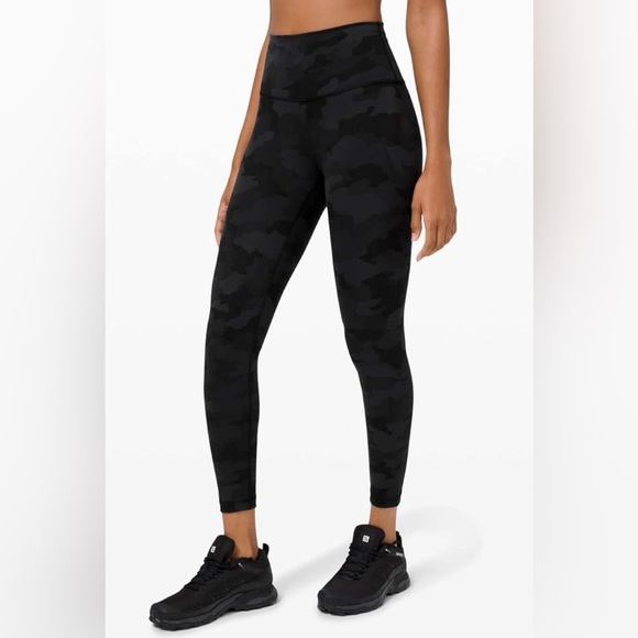 lululemon athletica Pants - lululemon athletica Black Camo Leggings
